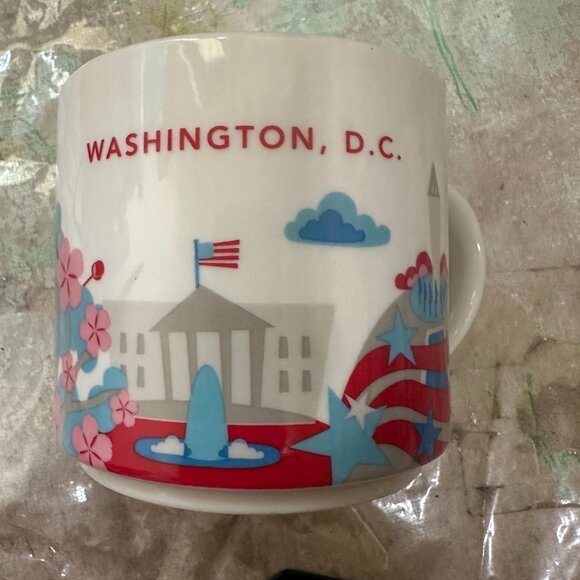 Starbucks Washington DC 14 oz Mug You Are Here 2017 Collector Series Coffee Cup - Picture 1 of 5